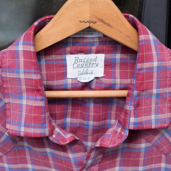 Western Plaid Button Down - Picture 2 of 3